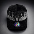 Gorro Velvet Stars de terciopelo negro