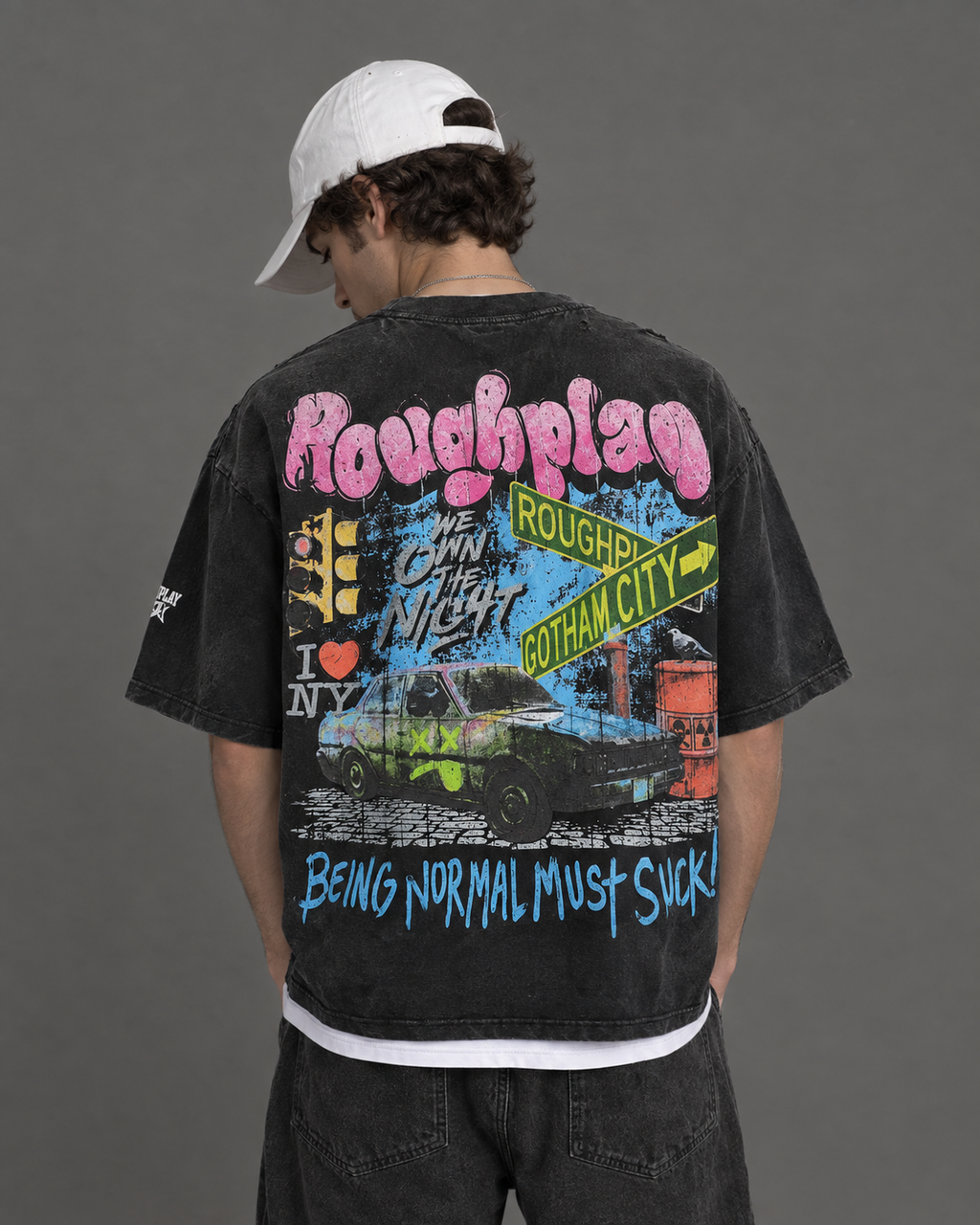 Polera Roughplay "Gotham City"