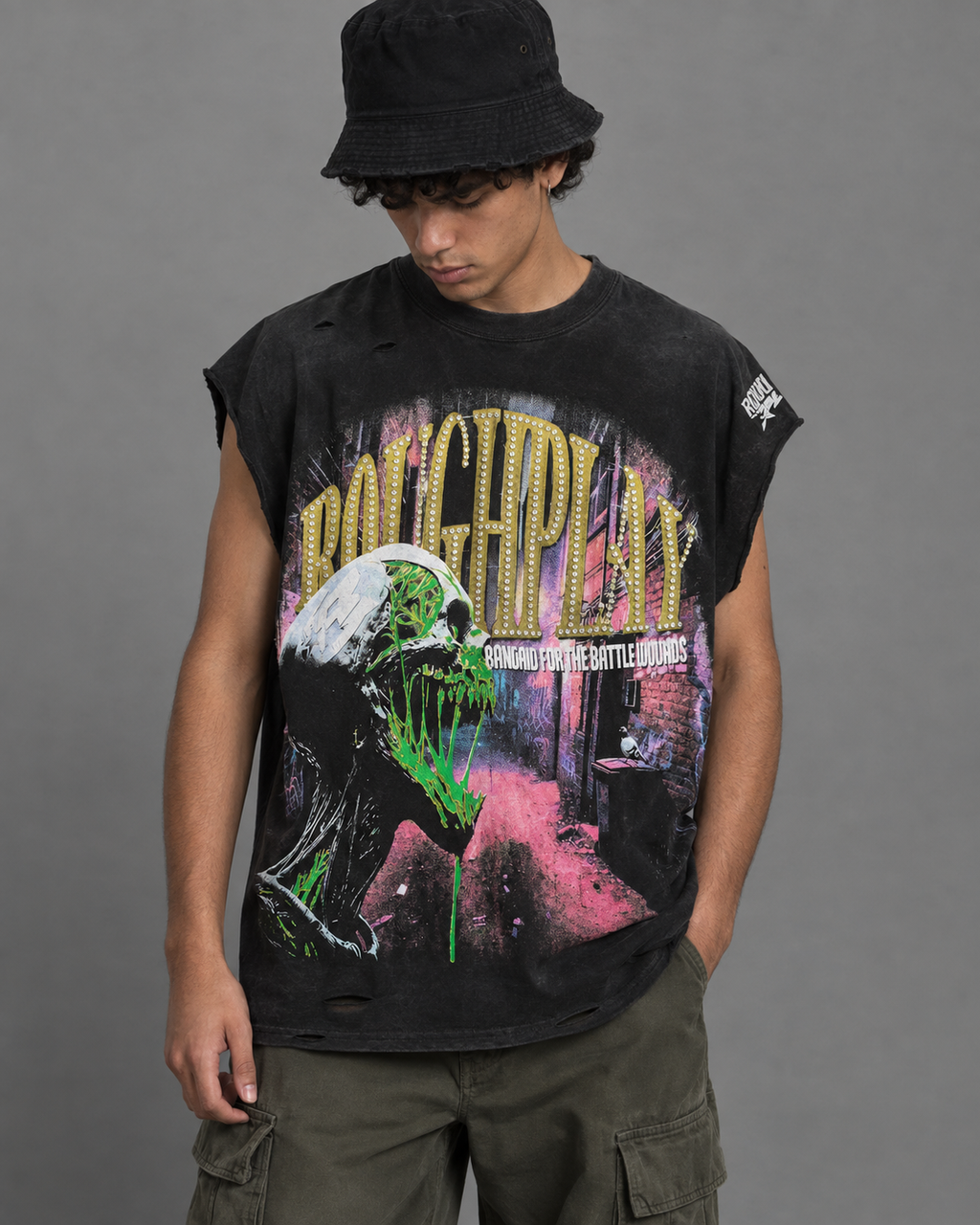 Polera Roughplay "Toxic Skull"